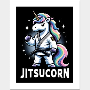 Jiu Jitsu Unicorn Jitsucorn Funny Jiu Jitsu Posters and Art